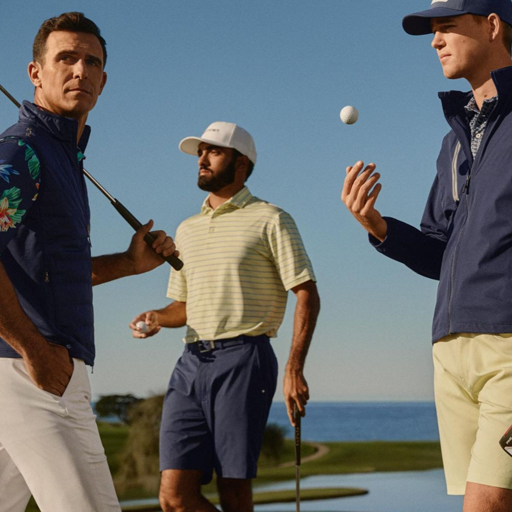 Mens golf clothing