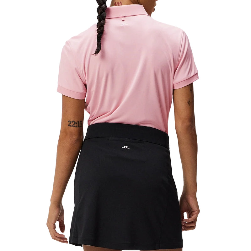 J.Lindeberg Women's Tour Tech Polo Golf Shirt - Rose Quartz