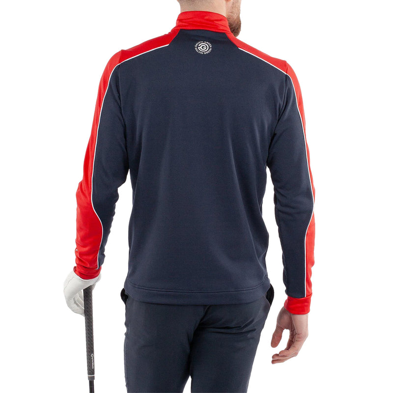 Galvin Green Dave Isoling 1/4 Zip Mid -Layer - Navy/Red