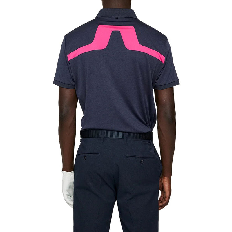 J.Lindeberg KV Regular Fit Golf Shirt - Navy Melange