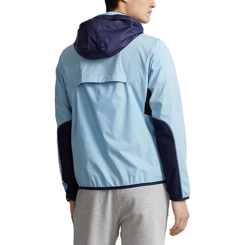 Polo Performance Ralph Lauren Packable Water-Repellent Hooded Golf Jacket - Powder Blue