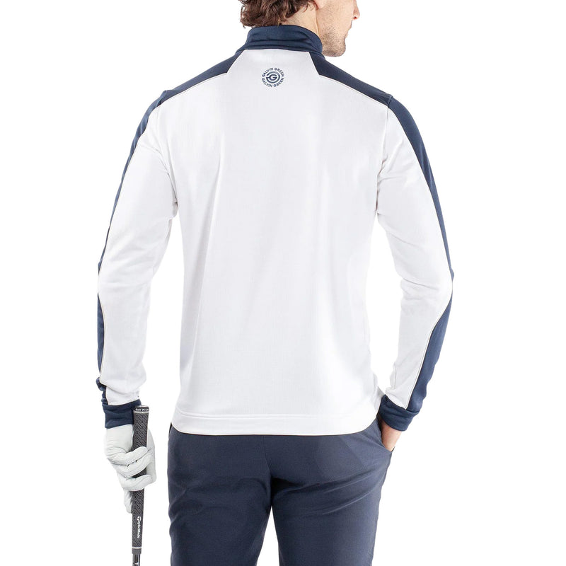 Galvin Green Dave Isoling 1/4 Zip Mid -Layer - White/Navy