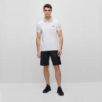 Boss Paddytech Golf Polo Shirt - White