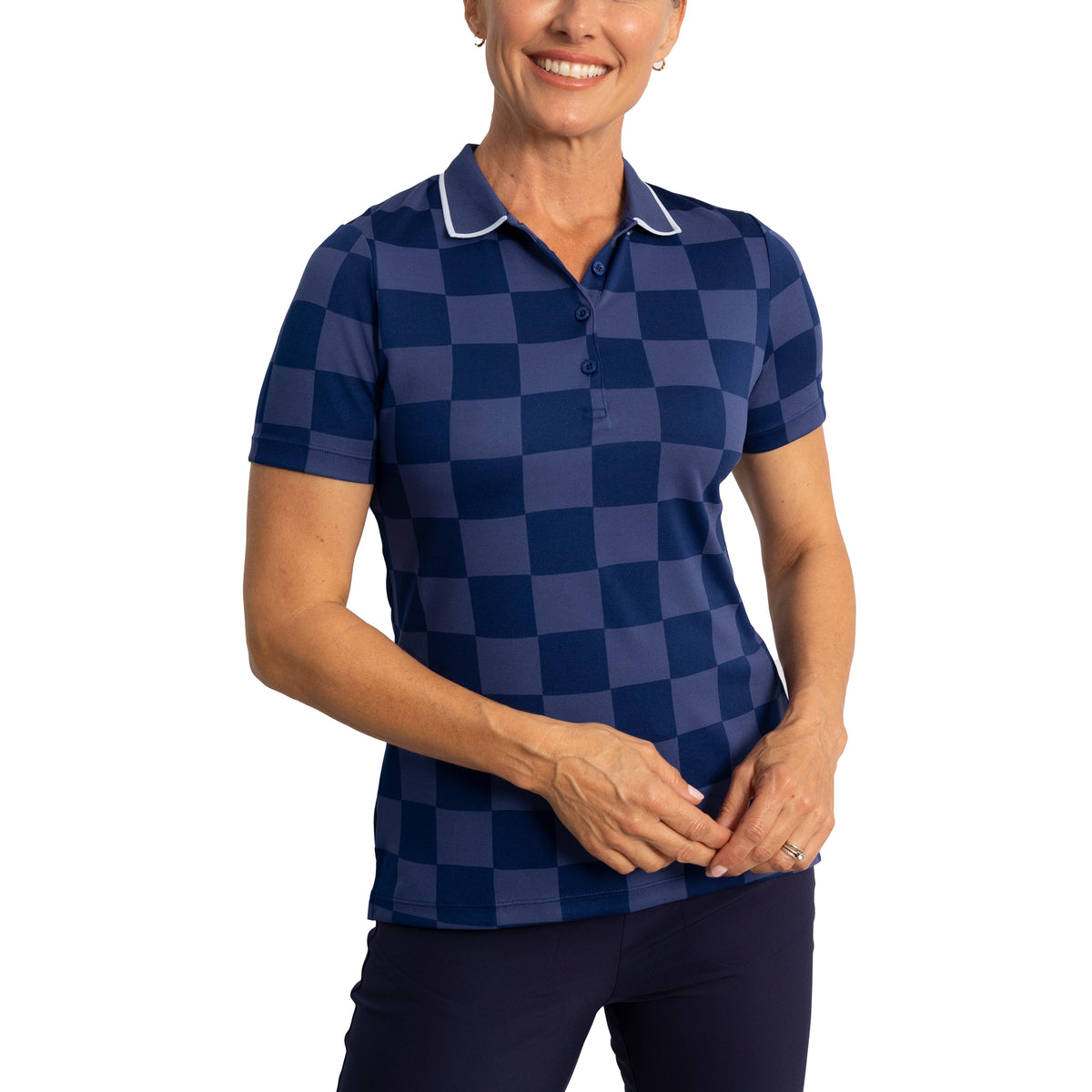 Cross Women's Grip Golf Polo Shirt - Twilight Blue