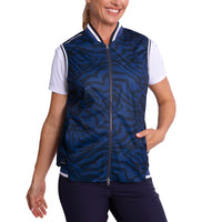 Cross Women's Storm Golf Vest - Navy Zebra