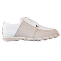 G/Fore Women's Quiltade Gallivanter Golf Shoes - Snow/Stone