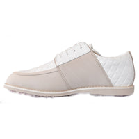 G/Fore Women's Quiltade Gallivanter Golf Shoes - Snow/Stone