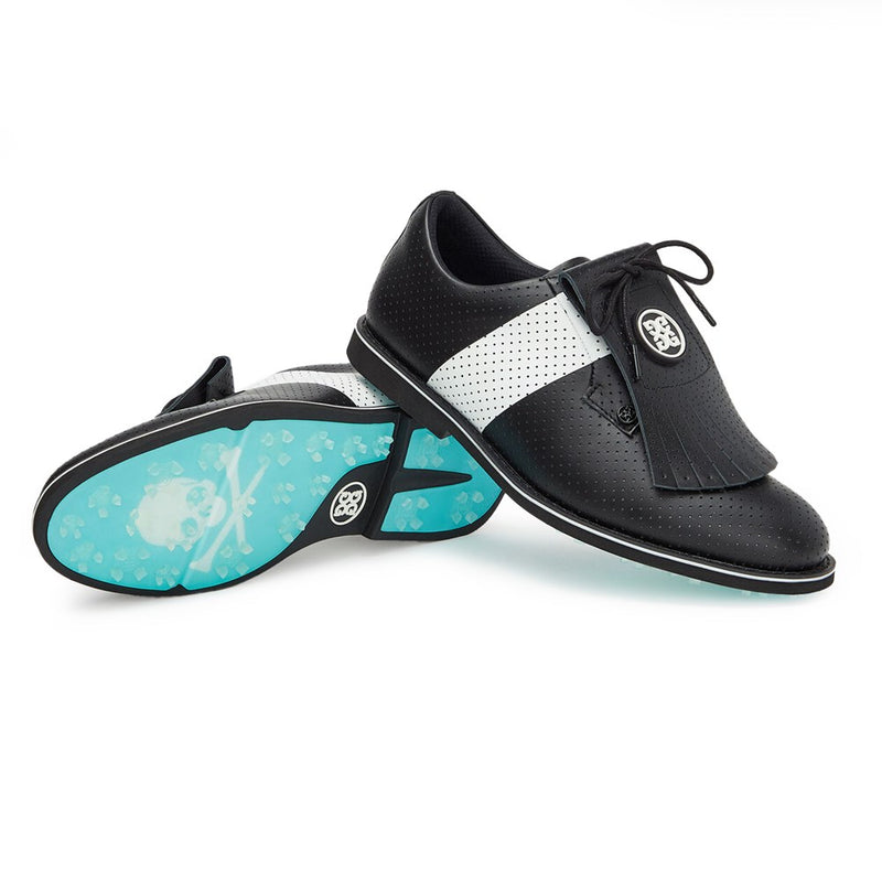 G/Fore Women's Perforated Kiltie Golf Shoes - Onyx