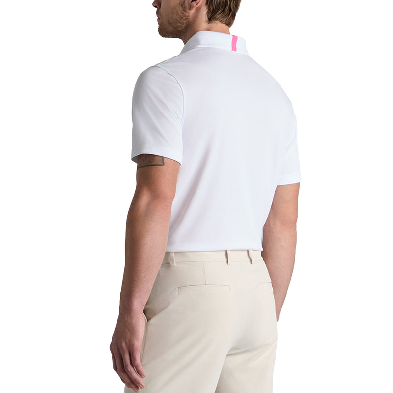 G/Fore Essential Performance Pique Golf Polo Shirt - Snow