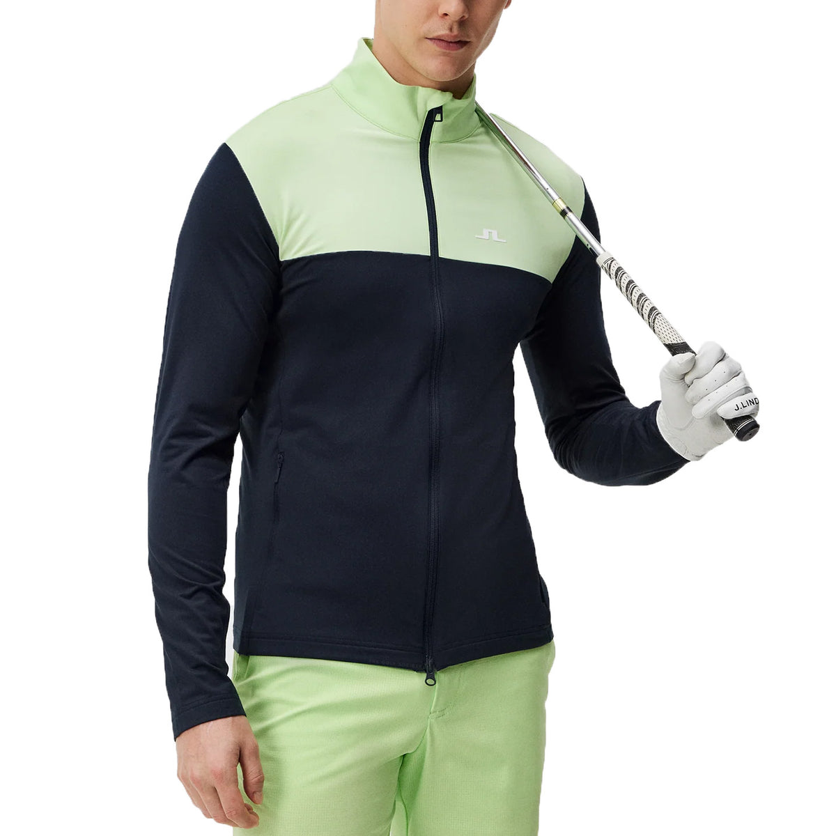 J.Lindeberg Banks Golf Mid-Layer - JL Navy