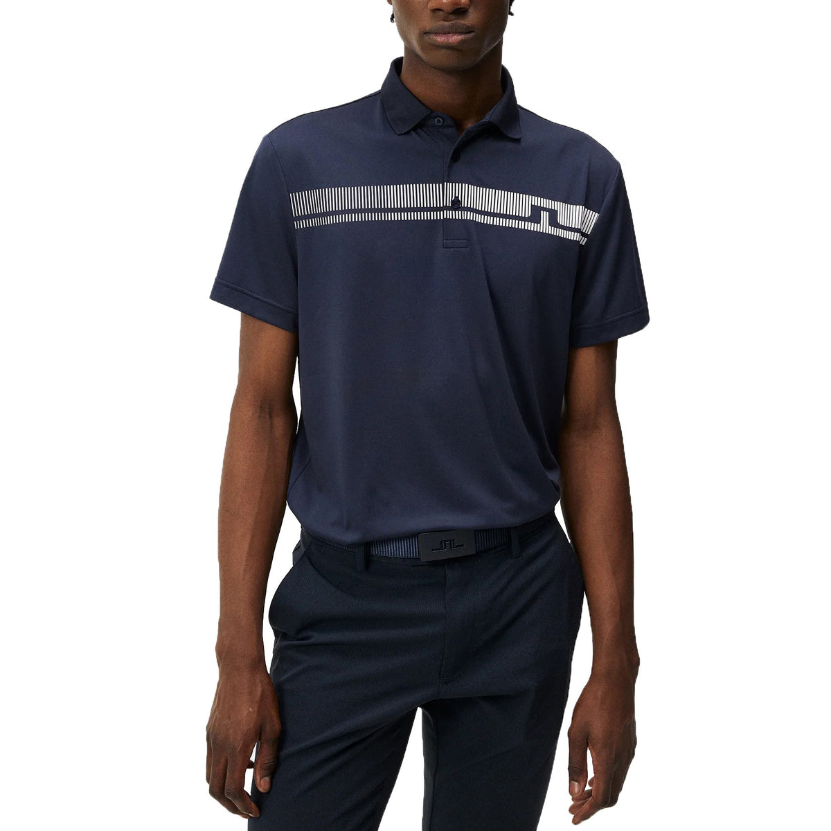 J.Lindeberg Klas Regular Fit Golf Polo Shirt - JL Navy