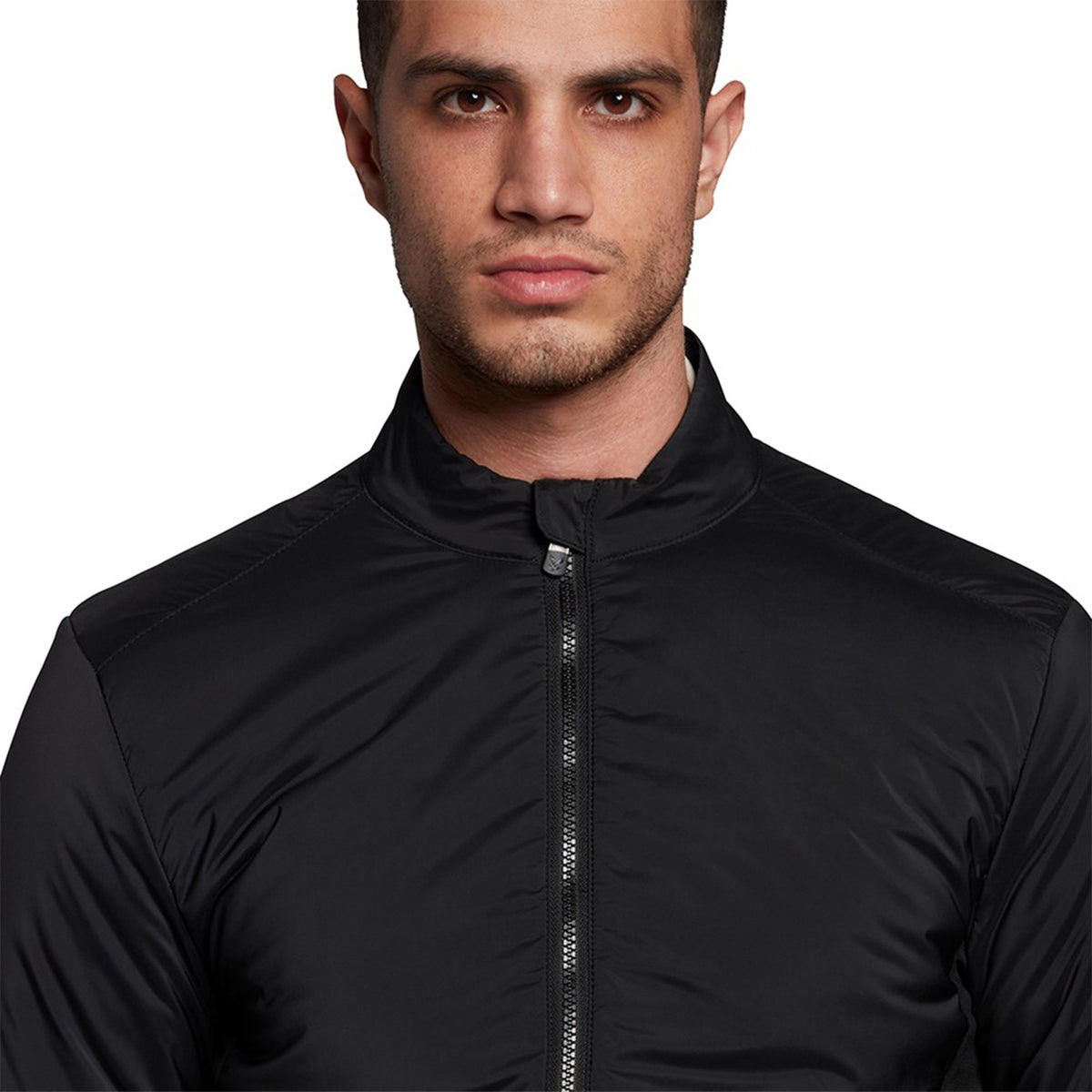 Lyle & Scott Tonal Eagle Golf Primaloft Water Resistant Jacket - Jet Black