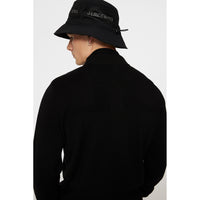 J.Lindeberg Bridge Knitted Hybrid Golf Sweater - Black