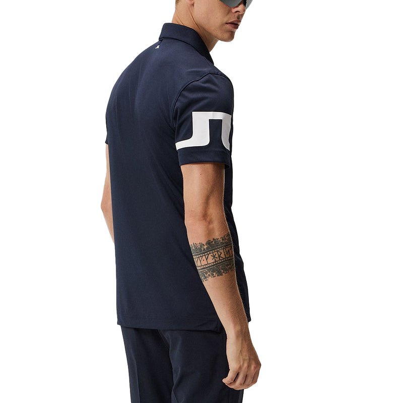 J.Lindeberg Heath Regular Fit Golf Shirt - Navy