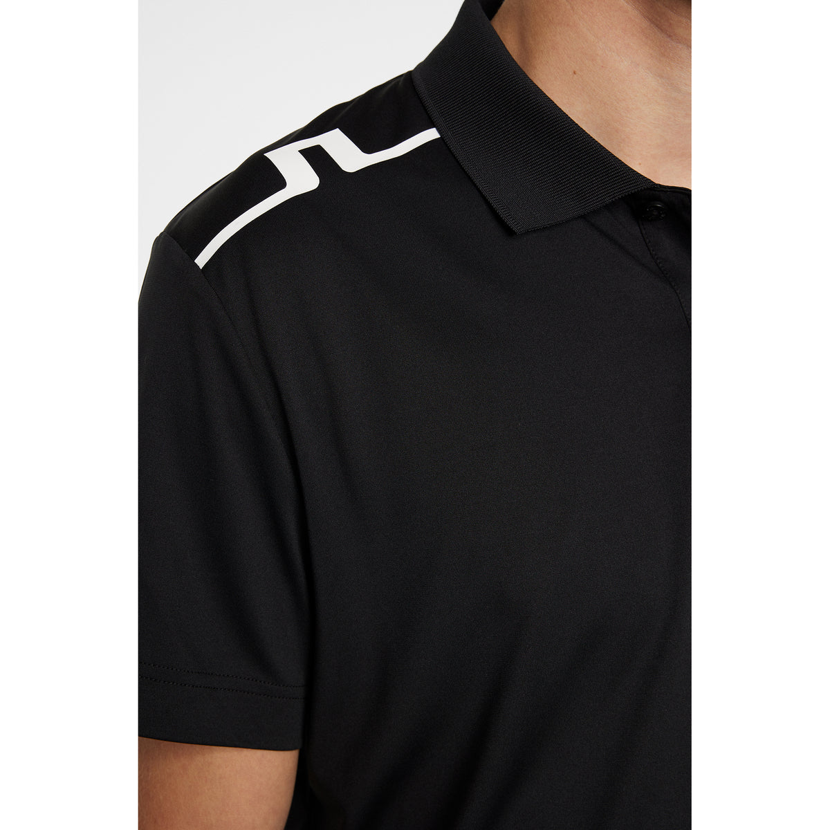 J.Lindeberg Lionel Regular Fit Golf Shirt - Black