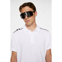 J.Lindeberg Lionel Regular Fit Golf Polo Shirt - White