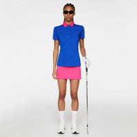 J.Lindeberg Women's Cassie Golf Polo Shirt - Club Blue