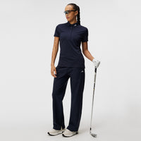 J.Lindeberg Women's Tour Tech Golf Polo Shirt - JL Navy