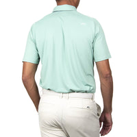 KJUS Savin Structure Golf Polo Shirt - Mineral/Steel Blue