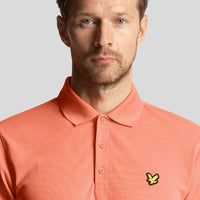 Lyle & Scott Golf Tech Polo Shirt - Course Coral