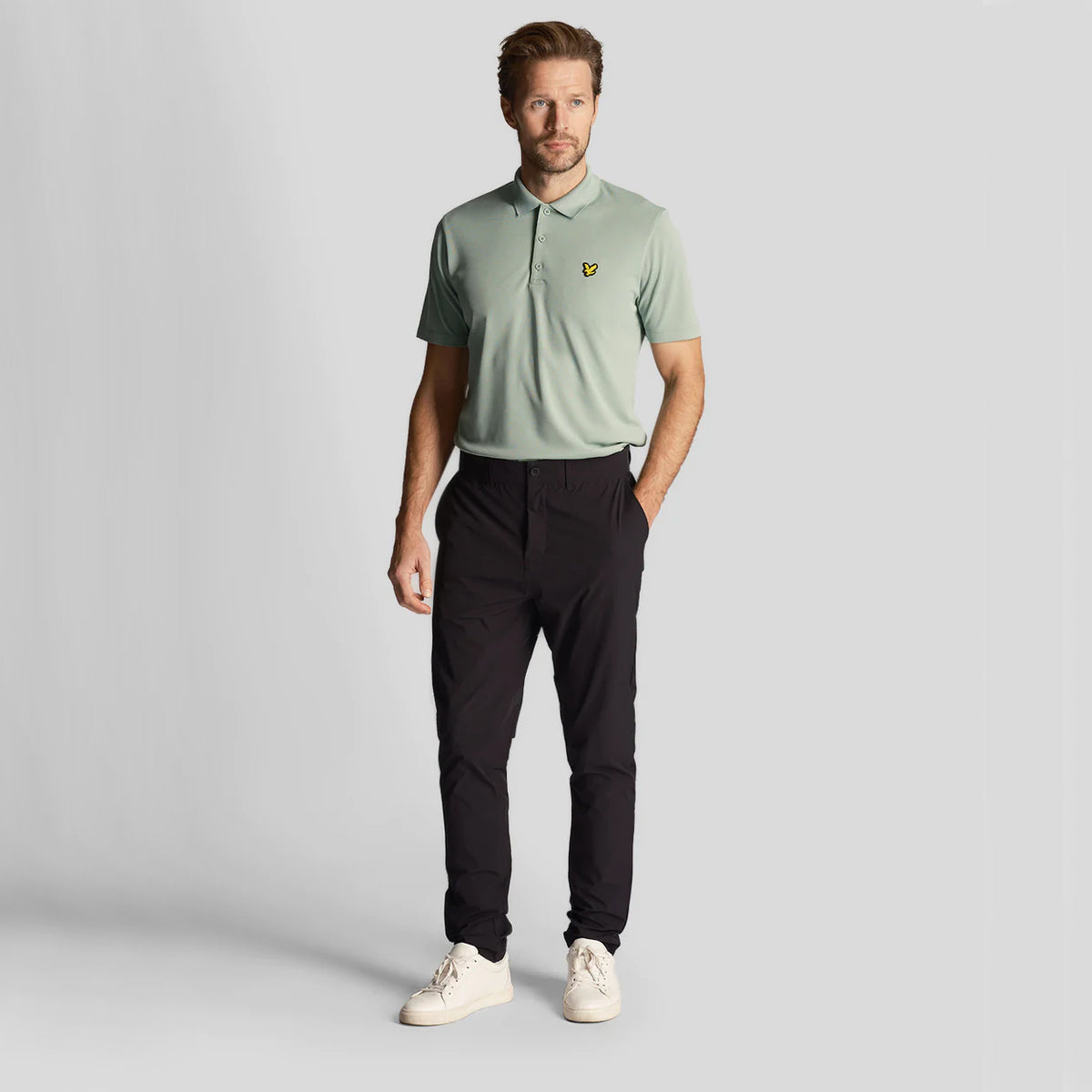 Lyle & Scott Golf Tech Polo Shirt - Ace Teal