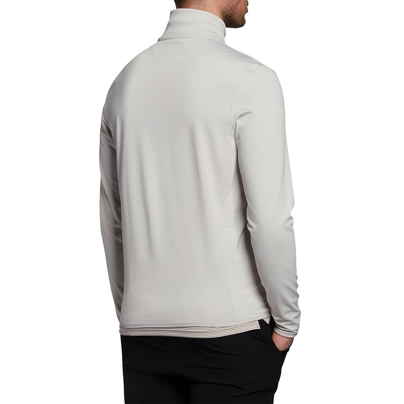 Lyle & Scott Tech 1/4 Zip Midlayer - Pebble