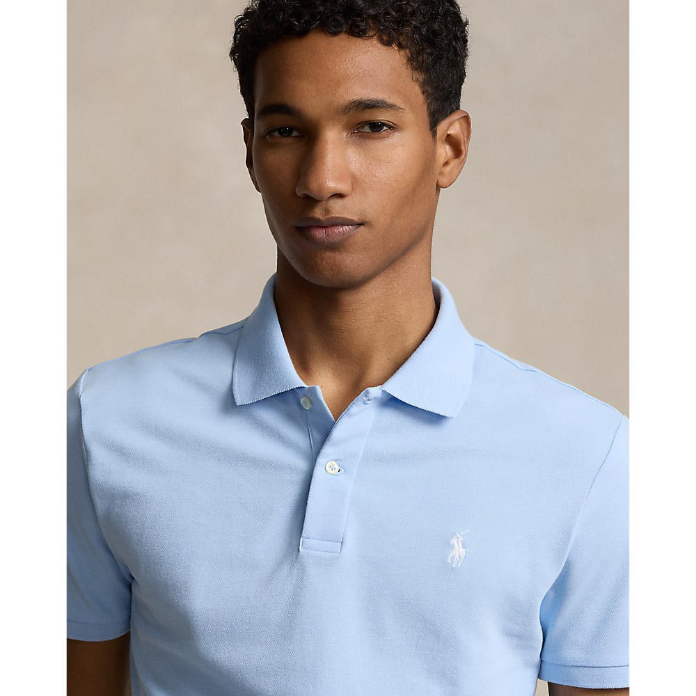 Polo Performance Ralph Lauren Cotton Tailored Fit Polo Shirt - Office Blue