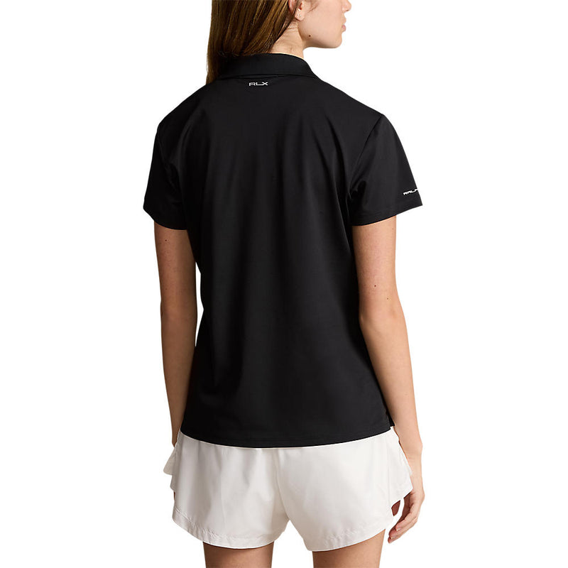 RLX Ralph Lauren Women's Tour Performance Golf Shirt - Polo Black