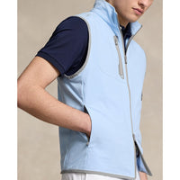 RLX Ralph Lauren Panelled Stretch Terry Vest  - Office Blue