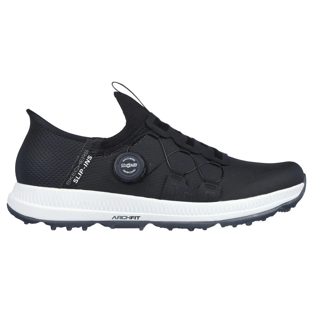 Skechers Go Golf Elite Vortex slip -ins skor - svart/ grå