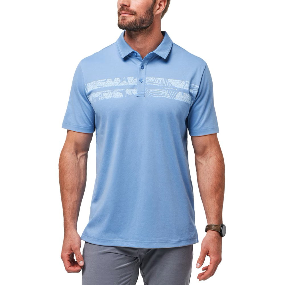 Travis Mathew Leid Back Golf Polo Shirt - Quiet Harbor