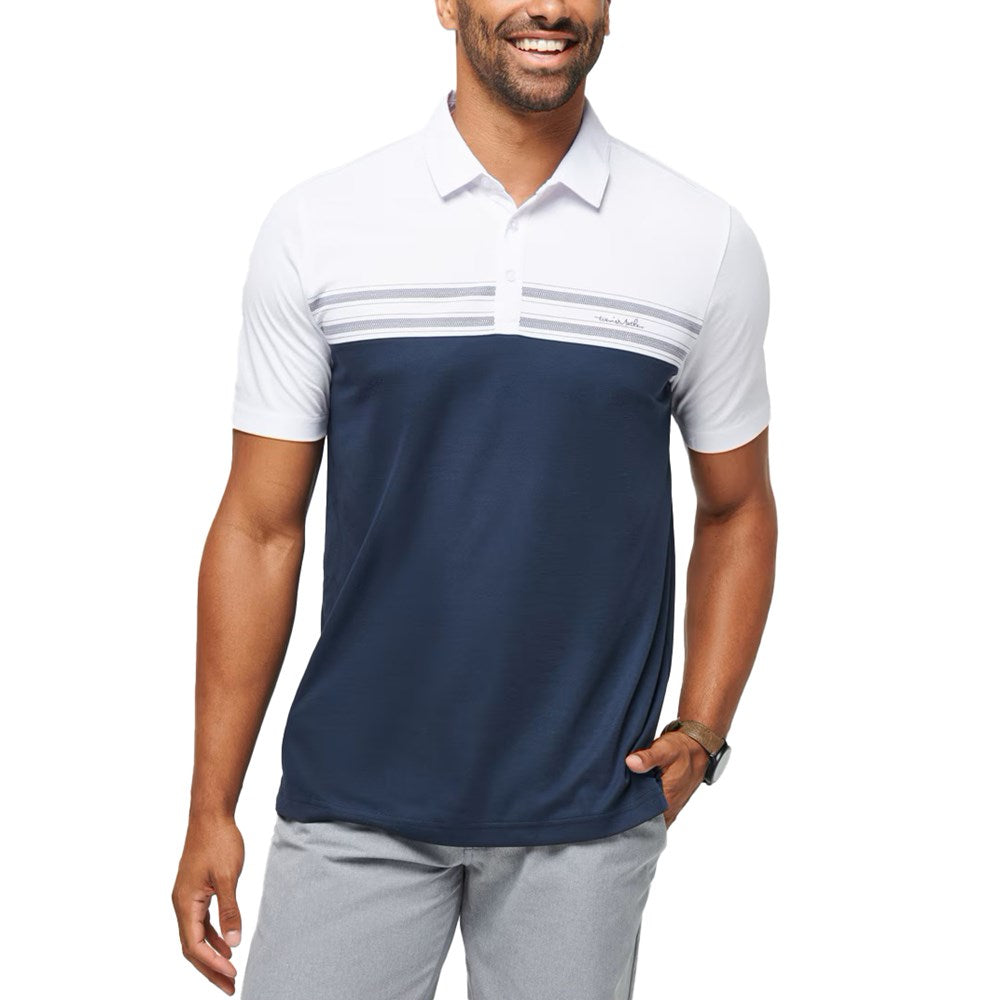 Travis Mathew Pali Golf Polo Shirt - White