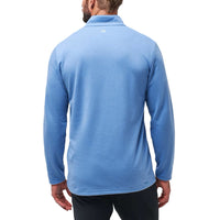 Travis Mathew Upgraded Chest Stripe Golf Quarter Zip - Quiet Harbor