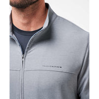 Travis Mathew Valley View Full Zip Golf Jacket - Heather Grey