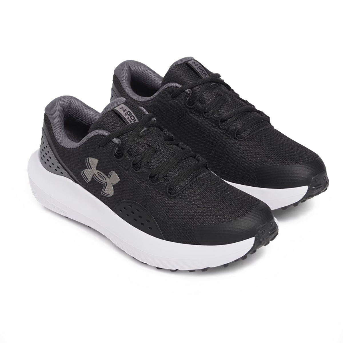 Under Armour Surge Golf Shoes - Black/Castlerock/Metallic Gun Metal