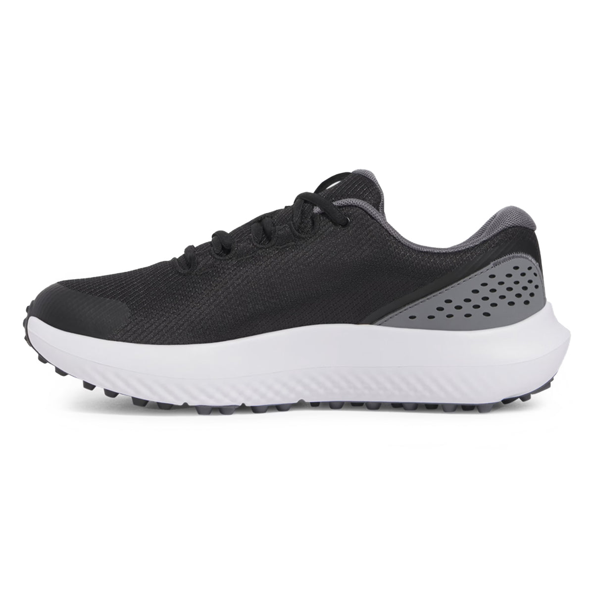 Under Armour Surge Golf Shoes - Black/Castlerock/Metallic Gun Metal