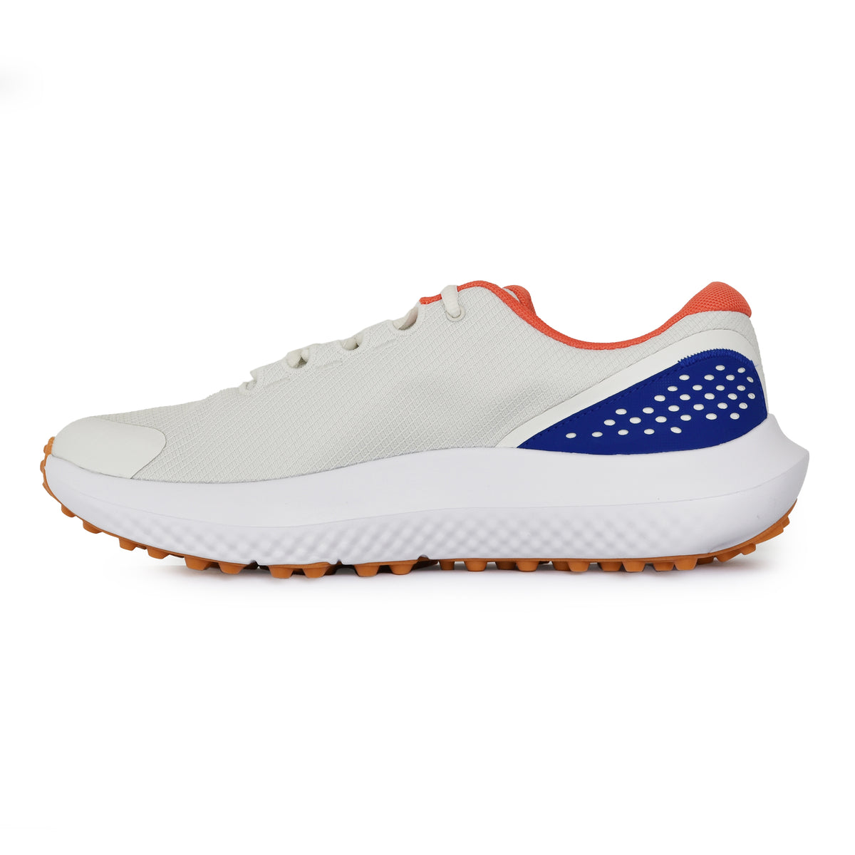 Under Armour Surge Spikeless Golf Shoes - White Clay/Royalte