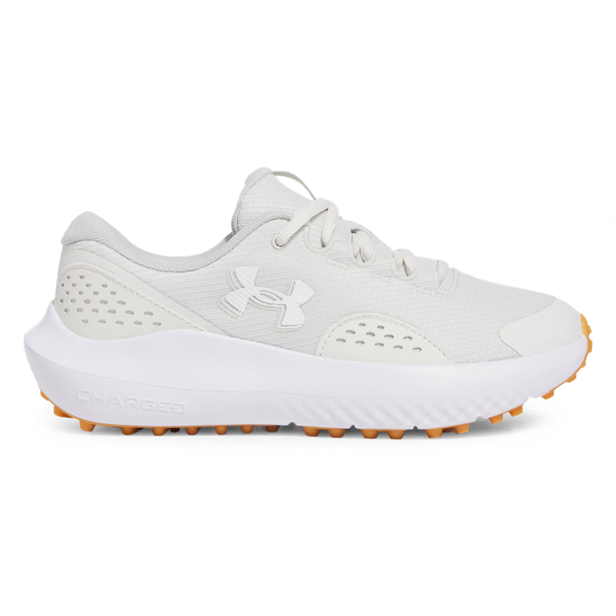 Under Armour Women's Surge Spikeless Golf Shoes - White Clay/White