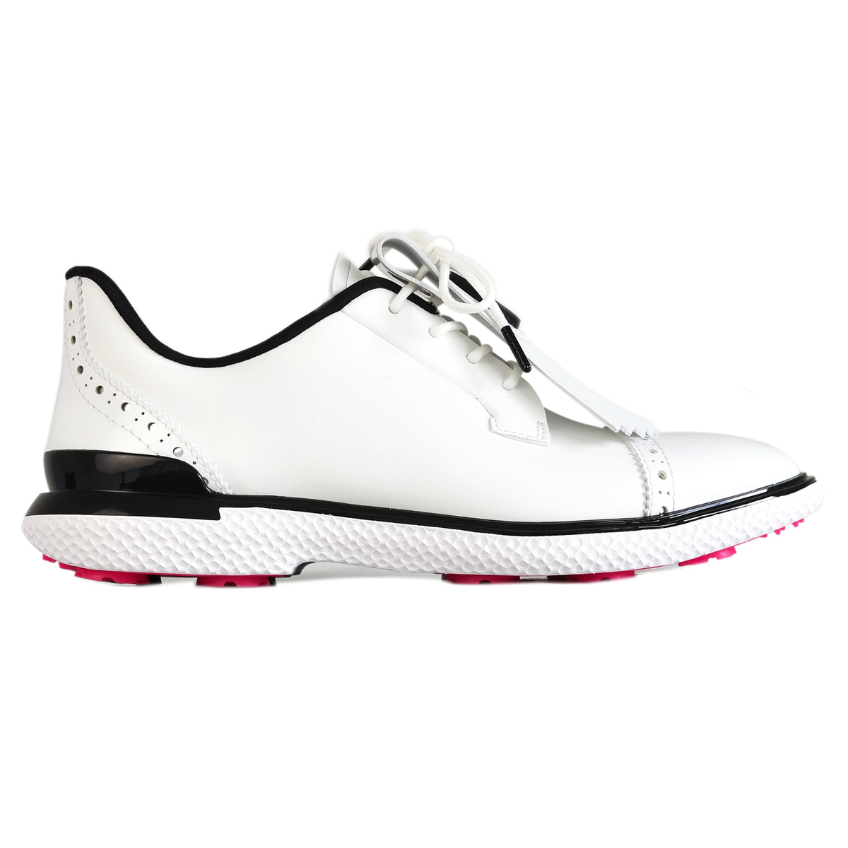 G/fore Women's Brogue Cap Toe Kiltie Gallivan2r Golf Shoes - Snow/Onyx