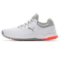 Puma Proadapt Alphacat Spikeless breda golfskor - Puma White -High Rise