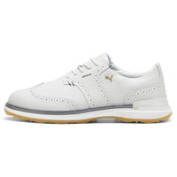 Puma Avant Wingtip Spikeless Golf Shoes - Feather Grey/Slate Grey