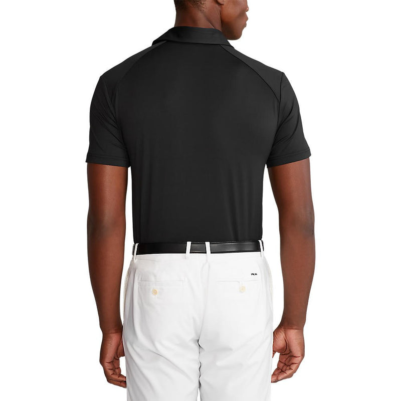 Rlx Ralph Lauren Custom Slim Fit Performance Polo - Svart