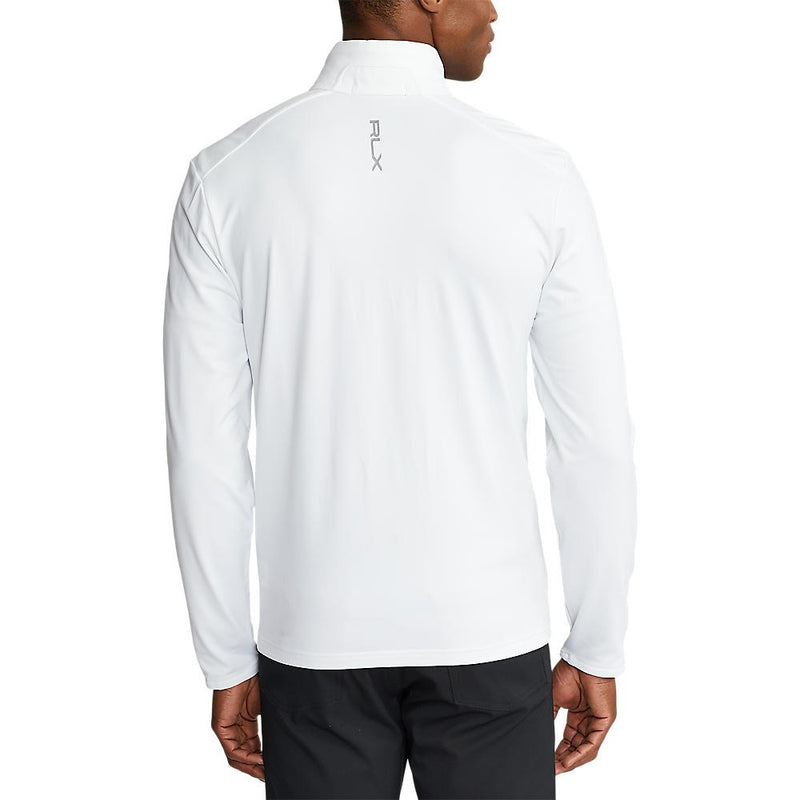 RLX Ralph Lauren Driver Luxury Half Zip Pullover - Pure White