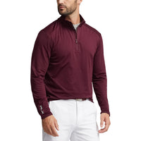 RLX Ralph Lauren Jacquard Golf Pullover - Harvard Wine