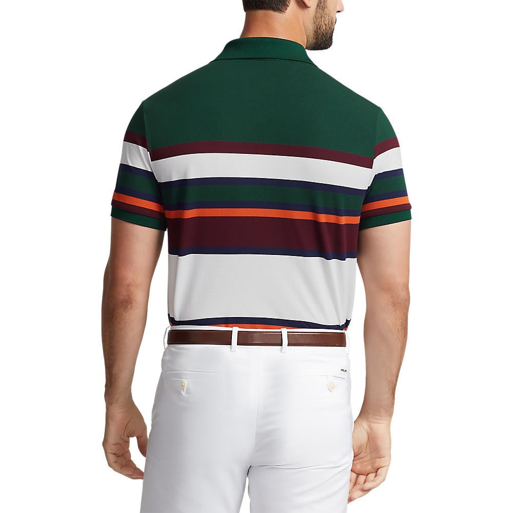 RLX Ralph Lauren Performance Pique Golf Shirt - Hunt Club Green Multi