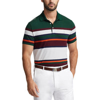 RLX Ralph Lauren Performance Pique Golf Shirt - Hunt Club Green Multi