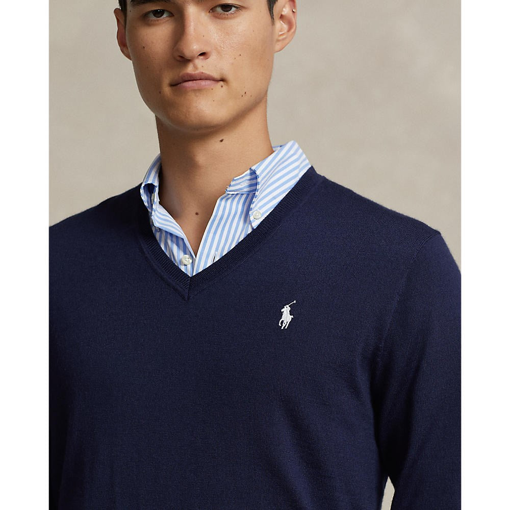 Polo Performance Ralph Lauren V Neck Knit - French Navy