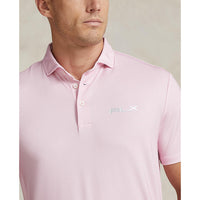 RLX Ralph Lauren Printed Airflow Performance Polo Golf Shirt - Pink Flamingo Pin Dot