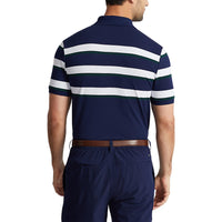 RLX Ralph Lauren Performance Pique Polo - French Navy/White Multi