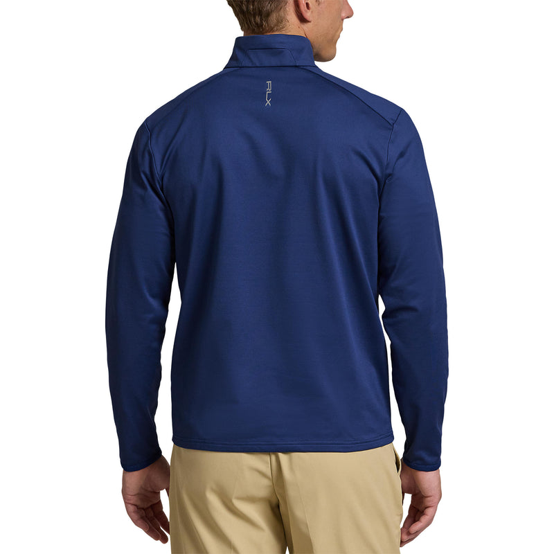 Rlx Ralph Lauren Stretch Jersey Golf Pullover - Annapolis Blue